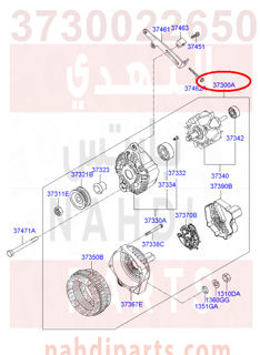 3730022650,GENERATOR ASSY,23600 دينمو