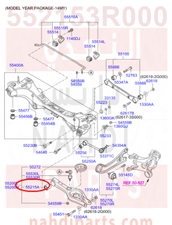 552153R000,BUSH-RR SUSPENSION ARM,N/A