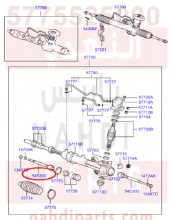 5775525000,BALL JOINT ASSY,INR,ذراع دركسون داخلي أكسنت