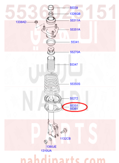 5536025151,SHOCK ABSORBER ASSY-REAR,RH,N/A