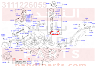 3111226055,FILTER-FUEL PUMP,N/A