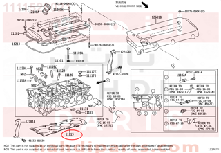 1111528021,GASKET, CYLINDER HEAD,وجه راس مكينة 