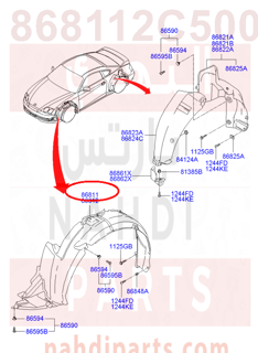 868112C500,GUARD ASSY-FRONT WHEEL,LH,N/A