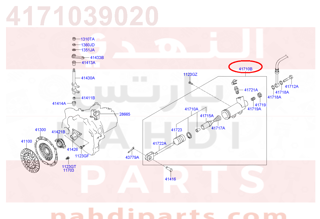 4171039020,CYLINDER ASSY-CLUTCH RELEASE,N/A