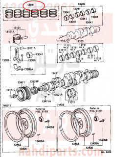 1301142060,RING SET, PISTON,شنبر بستم - شنابر مقاس ستاندر