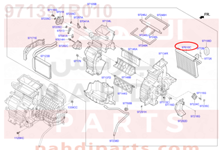 971391R010,EVAPORATOR ASSY,ثلاجة مكيف