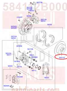 584112B000,DISC-REAR BRAKE,هوب