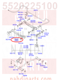 5520225100,ARM ASSY-RR SUSPENSION FR,RH,N/A