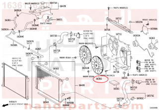 1636136200,FAN,مروحة الرديتر - ريشه المروحه فقط 