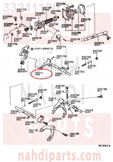 3321112020,FORK, REVERSE SHIFT,مفصلة 