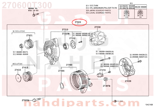 270600T300,ALTERNATOR ASSY,دينمو كهرباء - دينمو الشحن