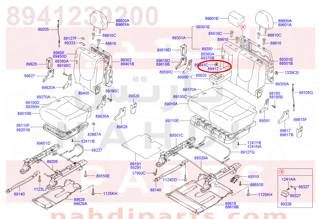 8941239200,SPACER-RR SEAT A/REST,SPACER-RR SEAT A/REST