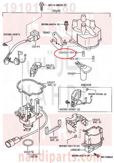 1910174180,CAP SUB-ASSY, DISTRIBUTOR,غطاء 