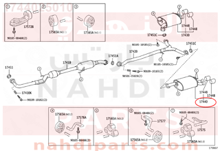 1744025010,PIPE, EXHAUST TAIL, LH,أنبوب