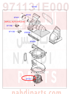 971131E000,FAN & MOTOR ASSY,N/A