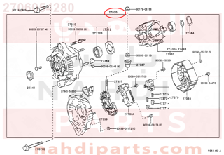 2706054280,ALTERNATOR ASSY,دينمو كهرباء - دينمو الشحن