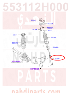 553112H000,SHOCK ABSORBER ASSY-REAR,مساعد خلفي