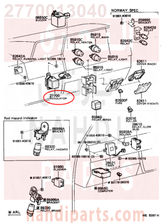 2770013040,REGULATOR ASSY, GENERATOR,قاعدة