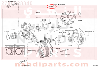 2706028340,ALTERNATOR ASSY,دينمو كهرباء - دينمو الشحن