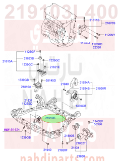 219103L400,BRACKET ASSY-ROLL STOPPER,FR,3K050 كرسي مكينة