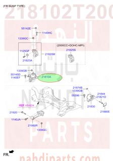 218102T200,BRACKET ASSY-ENGINE MTG,N/A