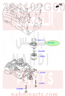 264102G000,COOLER ASSY-ENG OIL,مبرد زيت