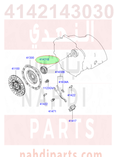 4142143030,BEARING-CLUTCH RELEASE,فحمة كلتش