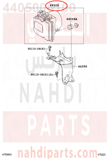 4405006100,ACTUATOR ASSY, BRAKE,موزع الفرامل 