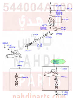 544004A000,ARM COMPLETE-UPR,LH,N/A