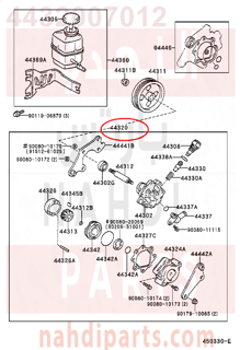 4432007012,PUMP ASSY, VANE,طرمبة دركسون  