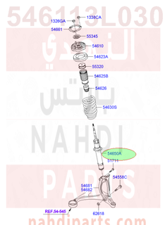 546113L030,STRUT ASSY,مساعد امامي