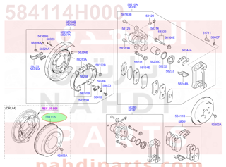 584114H000,DRUM ASSY-RR BRAKE,N/A