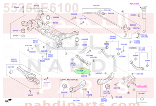 55250E6100,ARM ASSY-RR ASSIST,C1100 ذراع خلفي