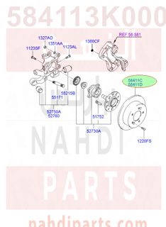 584113K000,DRUM-RR BRAKE,DRUM-RR BRAKE