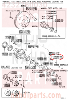 4232360030,WASHER, CONE (FOR REAR AXLE SHAFT RH),ووردة