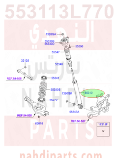 553113L770,SHOCK ABSORBER ASSY-REAR,N/A