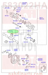 583022HA50,PAD KIT-REAR DISC BRAKE,N/A