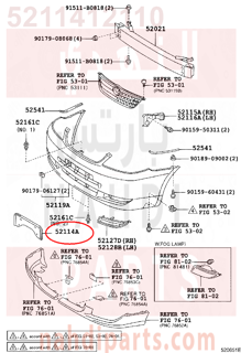 5211412110,BRACKET, FRONT BUMPER EXTENSION MOUNTING,دعامة 