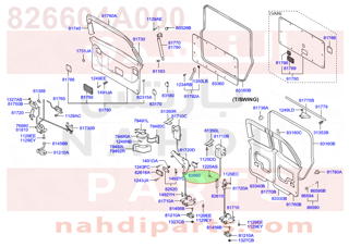 826604A000,HANDLE ASSY-FRONT DOOR OUTSIDE,RH,يد باب خارجي يمين