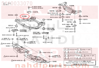 5110033070,FRAME ASSY, FRONT,كمر أمامي - كمر مكينة