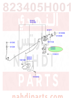 823405H001,HANDLE ASSY-FRONT DOOR OUTSIDE,RH,N/A