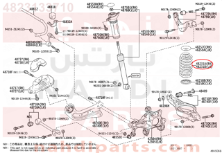 4823133710,SPRING, COIL, REAR RH,سستة 