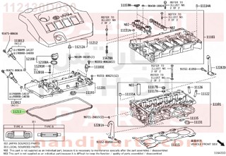 112130D030,GASKET, CYLINDER HEAD COVER,وجه غطا بلوف 