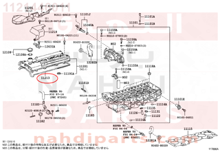 1121446011,GASKET, CYLINDER HEAD COVER,وجه غطا بلوف 