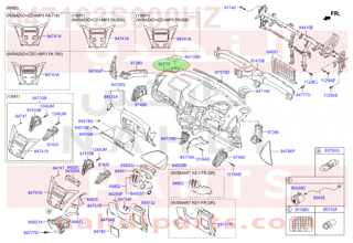 847103S000HZ,CRASH PAD ASSY-MAIN,N/A