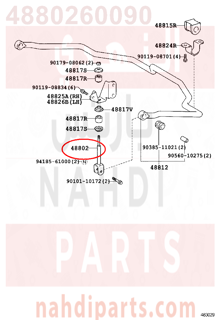 4880260090,LINK SUB-ASSY, STABILIZER,مسمار عمود توازن خلفي