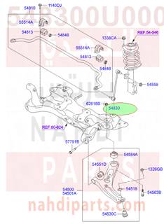 548300U000,LINK-STABILIZER,2V000 مسمار توازن امامي