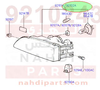 9210243800,LAMP ASSY-HEAD,RH,LAMP ASSY-HEAD,RH