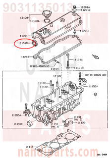 9031135013,SEAL, OIL(FOR CAMSHAFT),صوفة  (من اجل  العمود المرفقي)