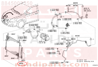 8845002350,CONDENSER ASSY, W/RECEIVER,لديتر مكيف - كوندنسر تبريد